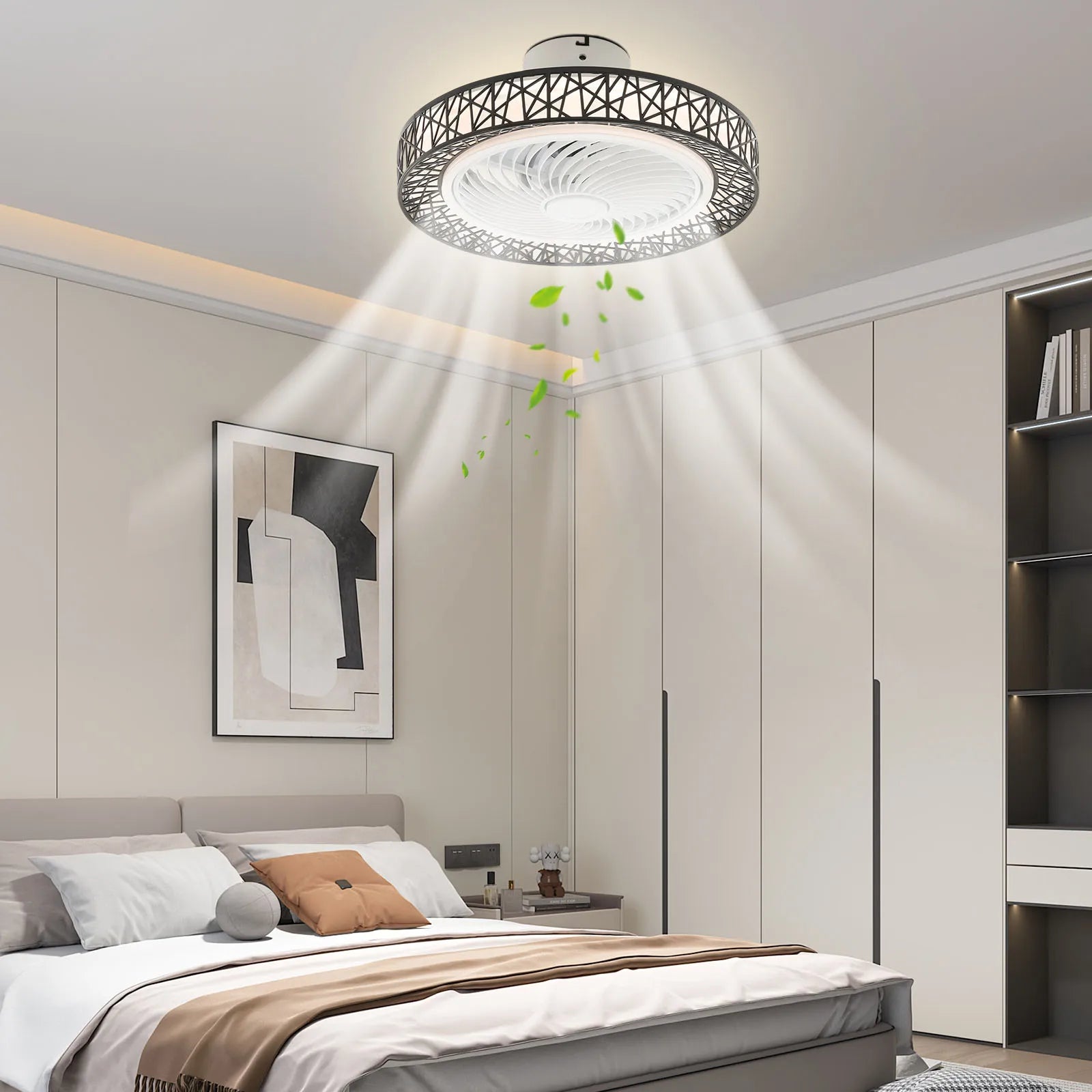 Liora 48W 6-Speed Ceiling Fan Light – 3-Color Remote