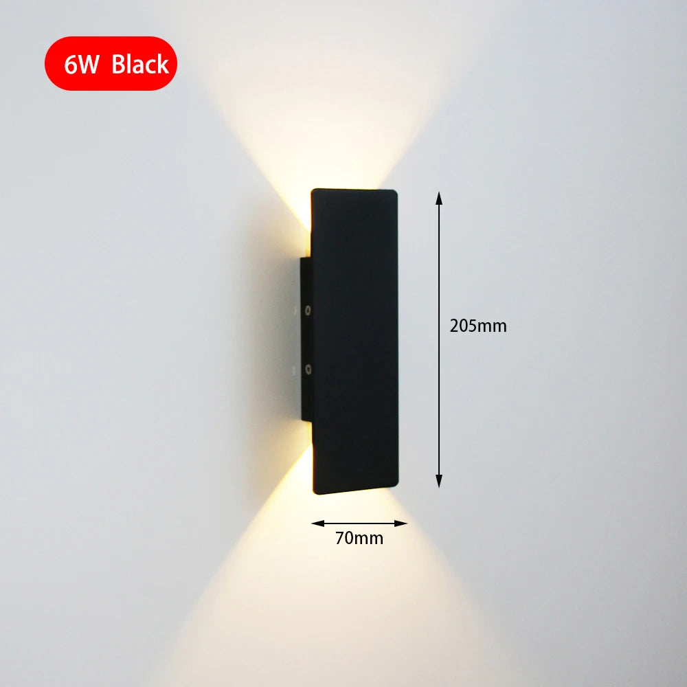 Tivoli 6W Aluminum LED Wall Sconce for Bedroom and Living Room