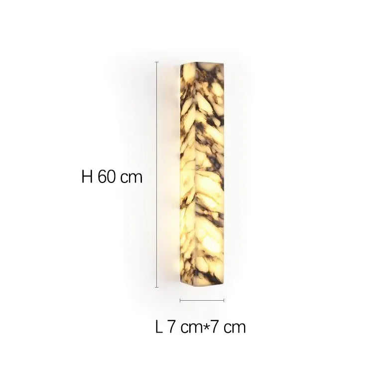 Oriana Veil Dimmable Marble Wall Sconce – product view 6