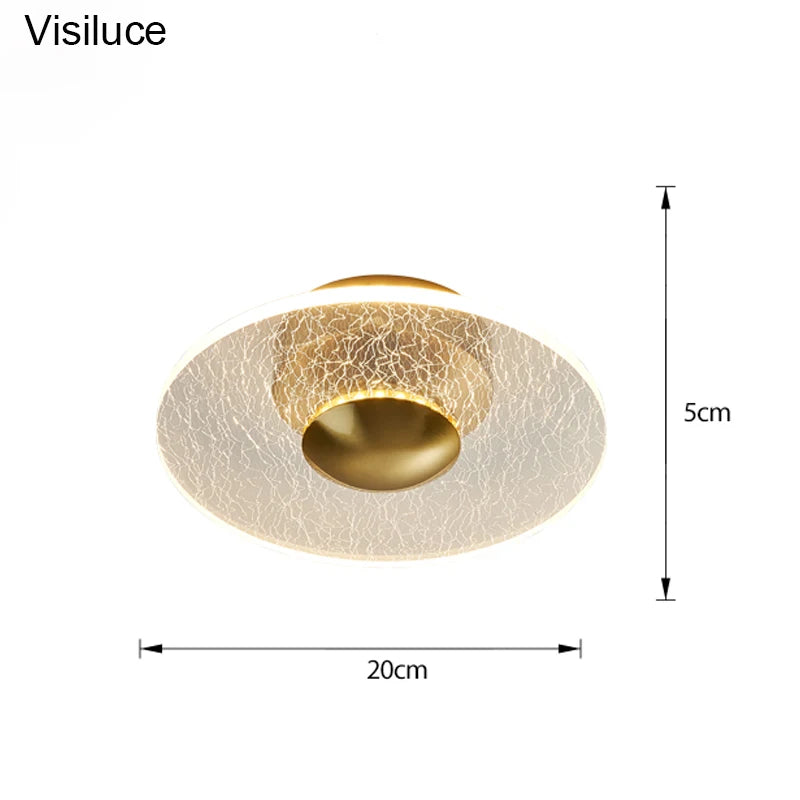 Helios Modern Flush-Mount Ceiling Light for Hallway – detail view 8