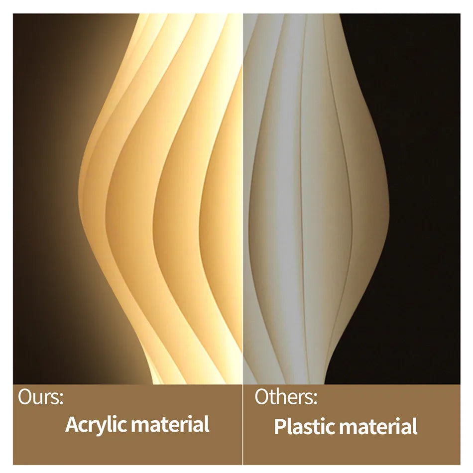 Iris Fold Aluminum Floor Lamp – Dimmable – product detail 7