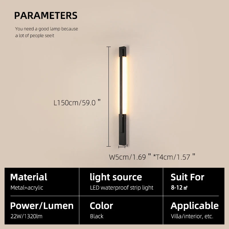 Doria IP65 Outdoor Wall Light for Exterior Wall – App Control