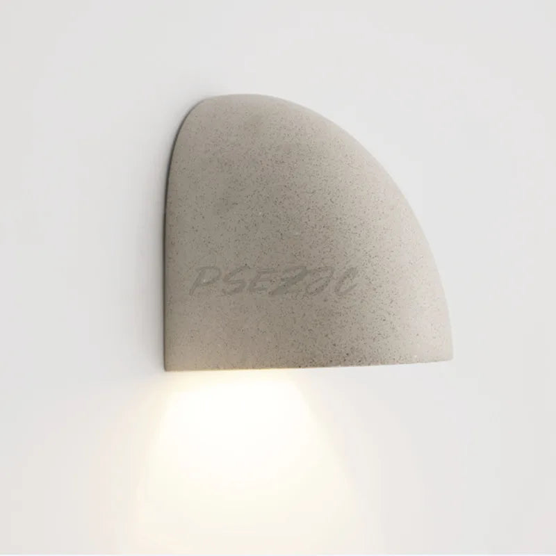 Ceramic Wall Sconce – Industrial Modern for Bedroom, Hallway, Living Room | Kaelis Dome by Evenlyr