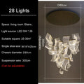 Metal Chandelier – Modern LED for Living Room, Restaurant & Café | Noemi Crest by Evenlyr