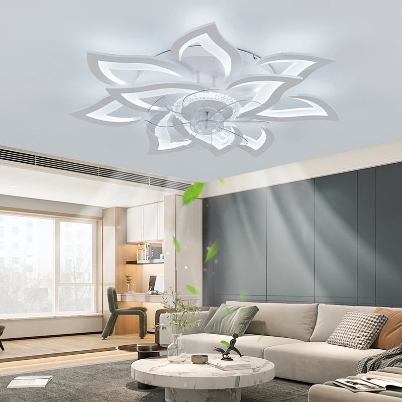 Merano LED Ceiling Fan Light for Dining Room – Remote Control – product view