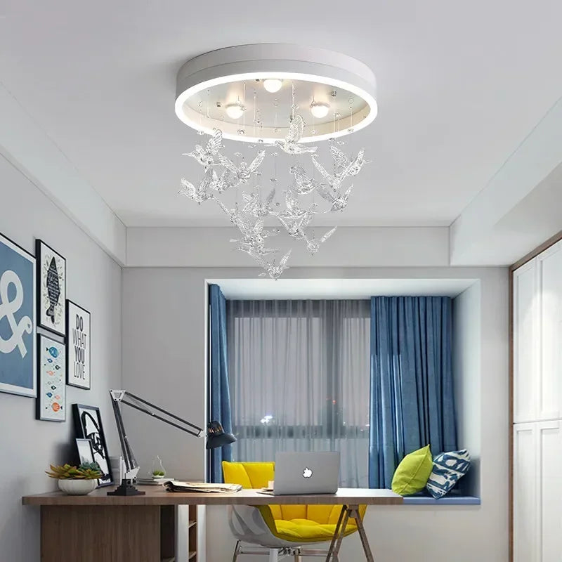 Metal Flush Mount Ceiling Light – Modern Minimalist Smart LED for Bedroom, Kitchen, Dining Room | Vivienne Arc by Evenlyr