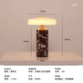 Marble & Glass Table Lamp – Modern Minimalist for Bedside, Restaurant Table, Desk & Office | Ophelia Grove by Evenlyr