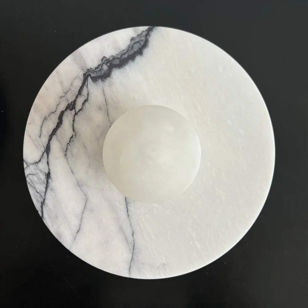 Belluno Alabaster Marble Wall Sconce