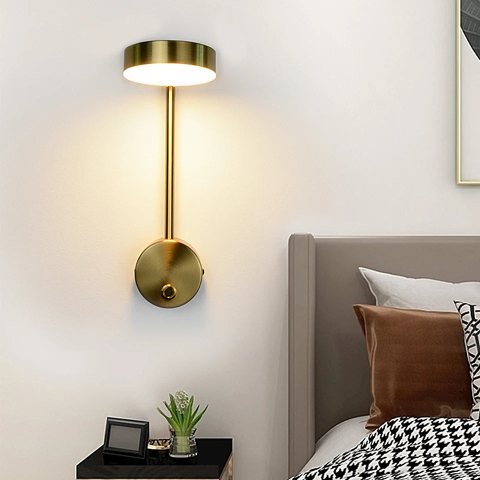 Metal Wall Sconce – Modern Minimalist for Bedroom, Dining Room, Hallway | Seraphine Dome by Evenlyr