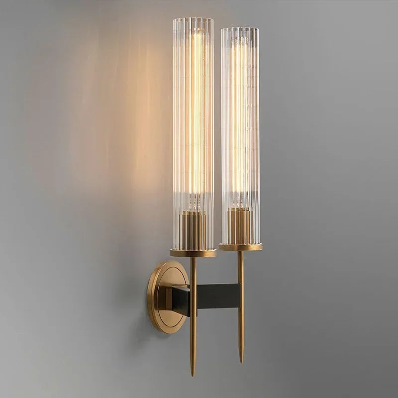 Brass Bedside Reading Wall Light – product view