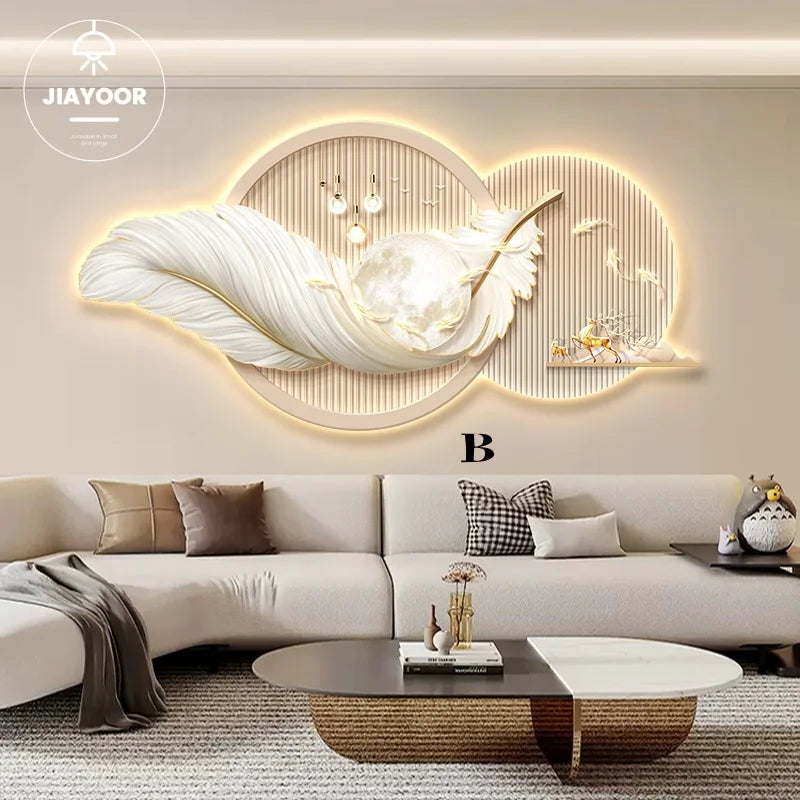 Crystal Picture Light – Modern Minimalist for Gallery Wall, Hallway, Living Room | Aviana Beam by Evenlyr