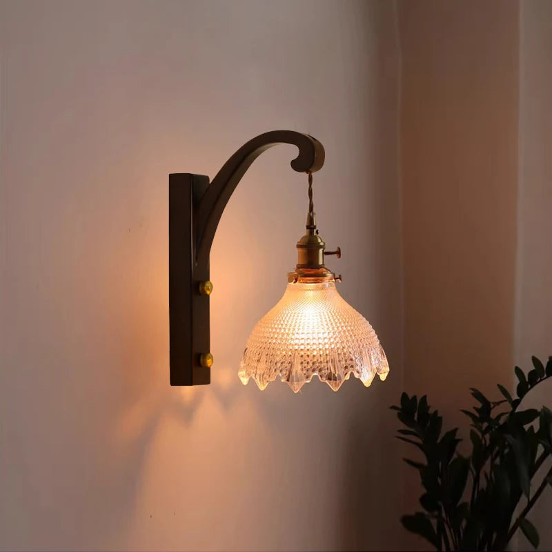 Wood Wall Sconce – Art Deco Adjustable for Bedroom, Bathroom, Dining Room | Jessamine Line by Evenlyr