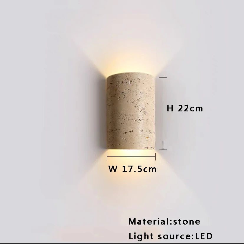 Alabaster & Marble Linear Wall Sconce – Modern Linear for Bathroom | Lunara Crest by Evenlyr