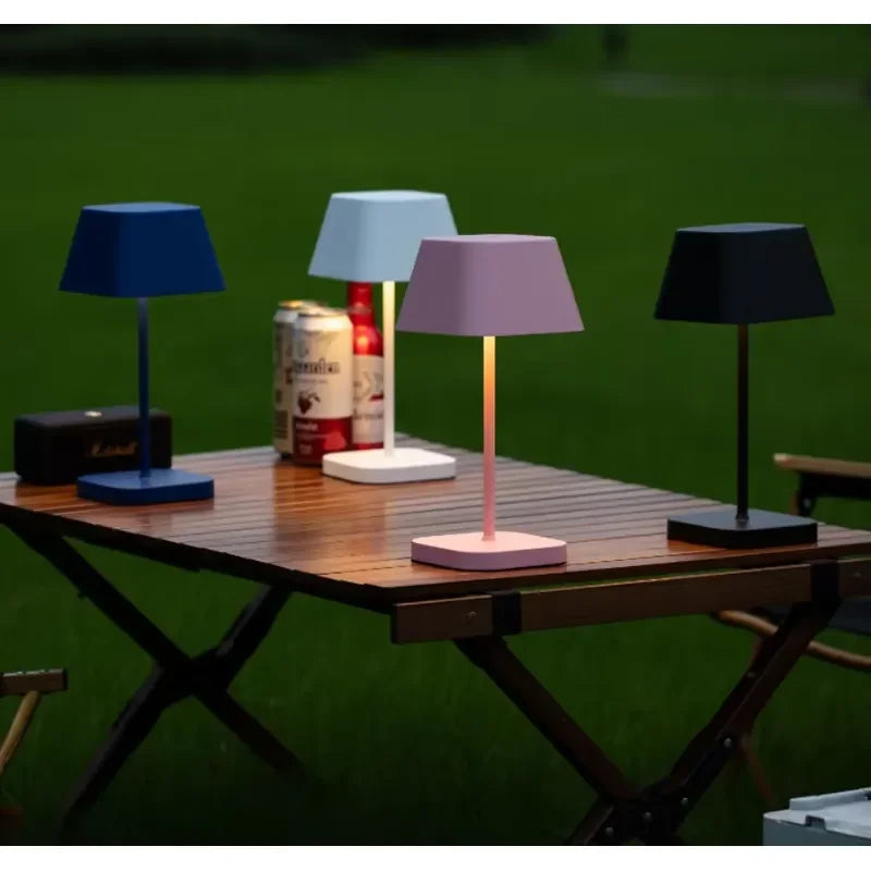 Designer Table Lamp – Modern Minimalist Cordless Rechargeable for Bedside, Restaurant Table, Hotel Room | Elaris Petal by Evenlyr