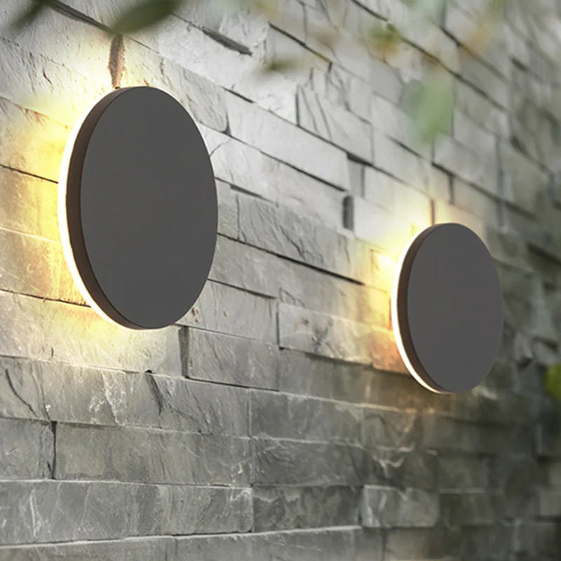 Siena Geometric Aluminum Outdoor Wall Light for Porch – IP65 – detail view 6