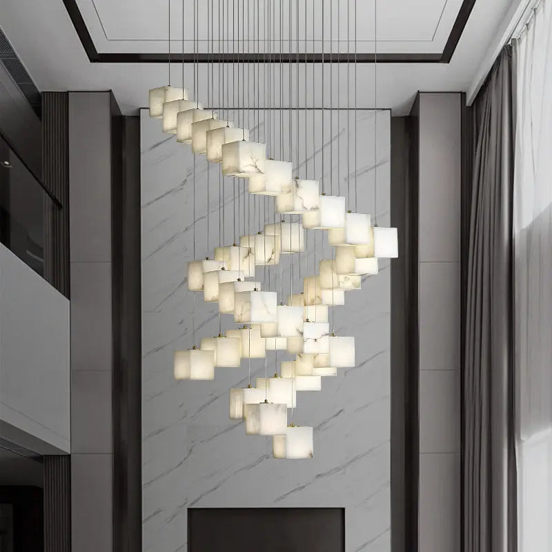 Wren Halo Alabaster Pendant Light – Modern Alabaster Pendant Lights for Hallway