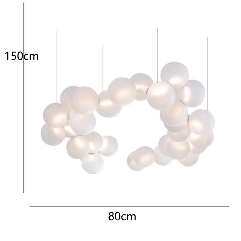 Livia Muse Acrylic Chandelier – Dimmable – product detail 7
