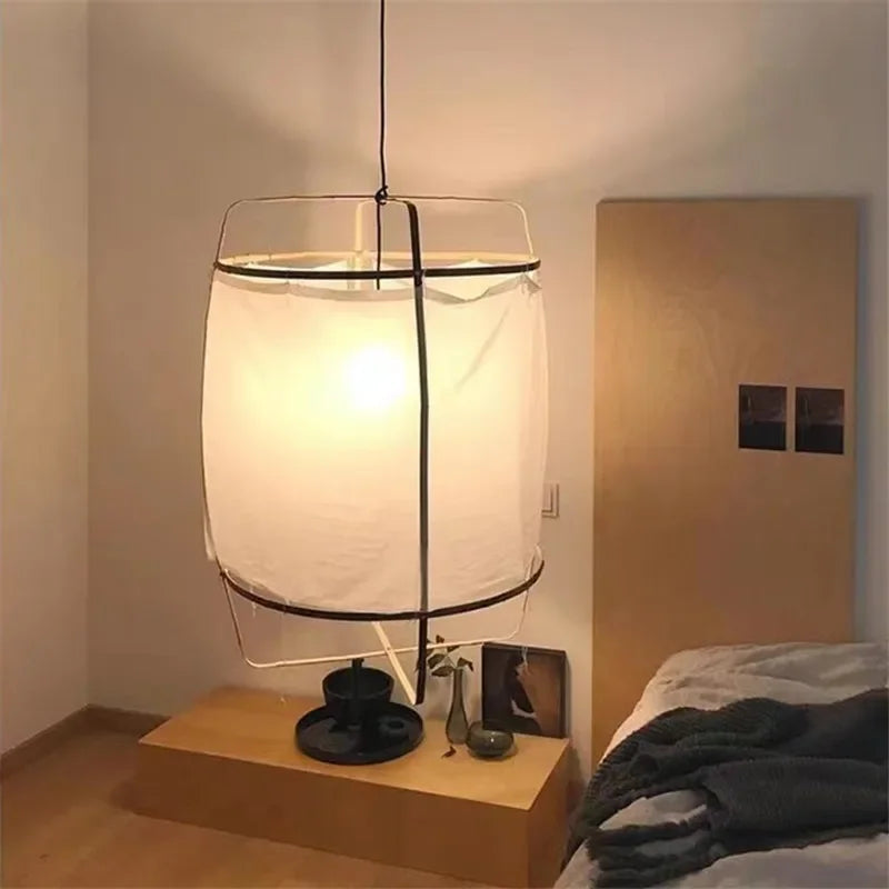 Fabric Chandelier – Wabi-Sabi Japanese for Dining Room & Kitchen, Restaurant & Café | Maris Frame by Evenlyr