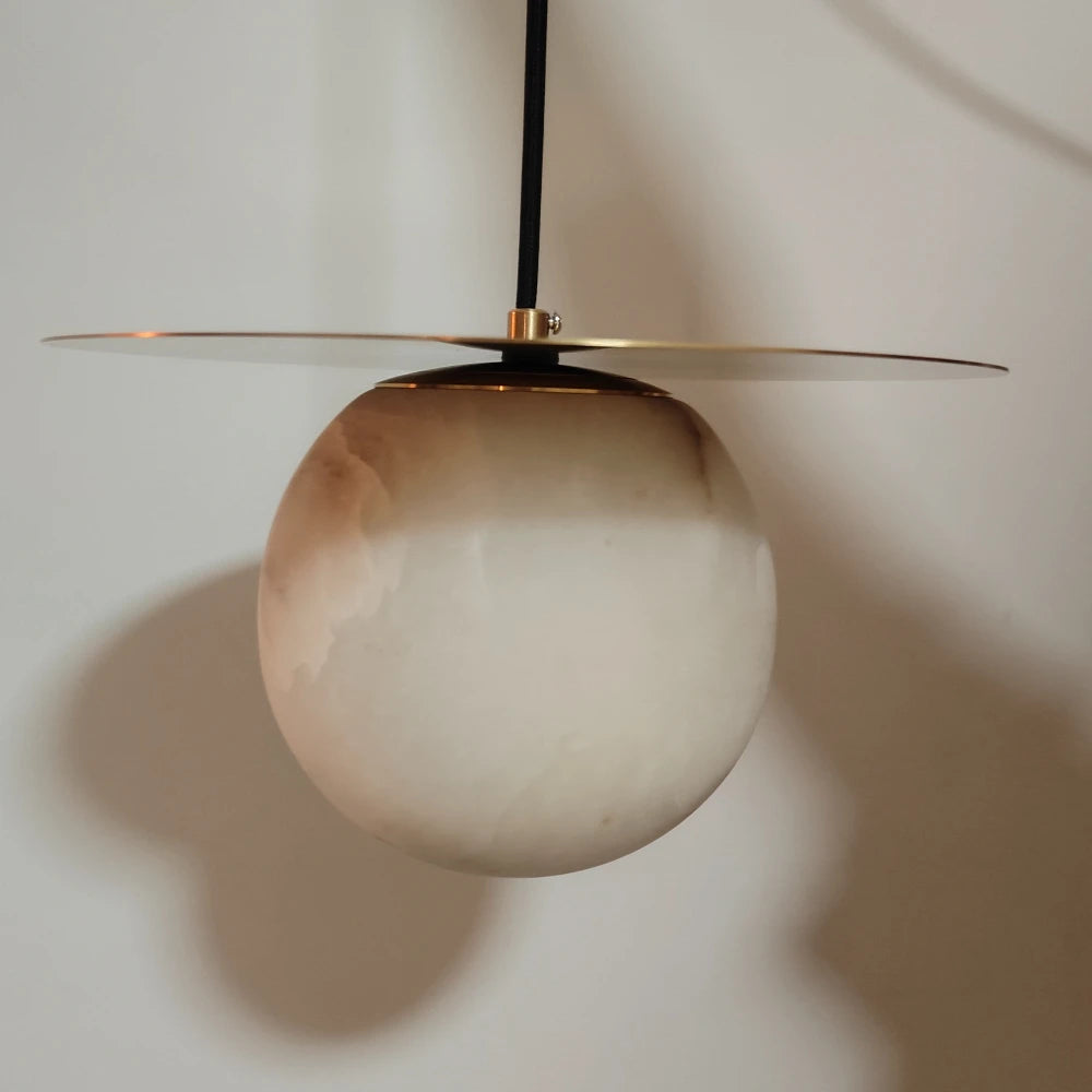 Ulric Halo Alabaster Table Lamp – product view 2