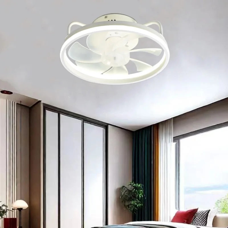 Ilaria 6-Speed Timer Ceiling Fan Light for Attic – DC Motor Remote