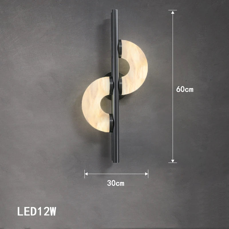 Modern Marble Wall Sconce – detail view 8