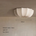 Fabric Chandelier – Wabi-Sabi Nordic LED for Bedroom & Bedside, Dining Room & Kitchen | Seren Orbit by Evenlyr