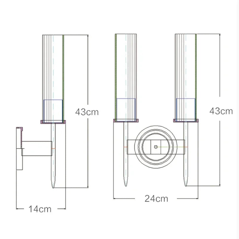 Brass Bedside Reading Wall Light – detail view 6