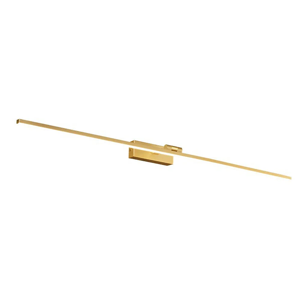 Brass LED Bathroom Vanity & Mirror Light – Modern Adjustable LED for Bathroom | Amaya Frame by Evenlyr
