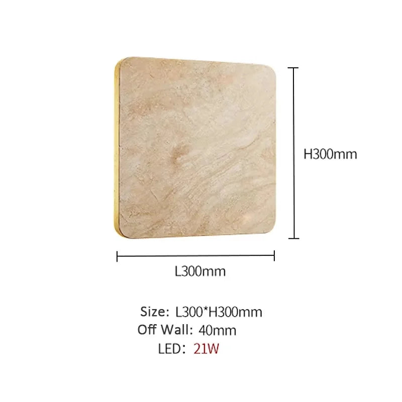 Tivoli Square Stone Outdoor Wall Sconce for Exterior Corridor – IP65 – detail view 7