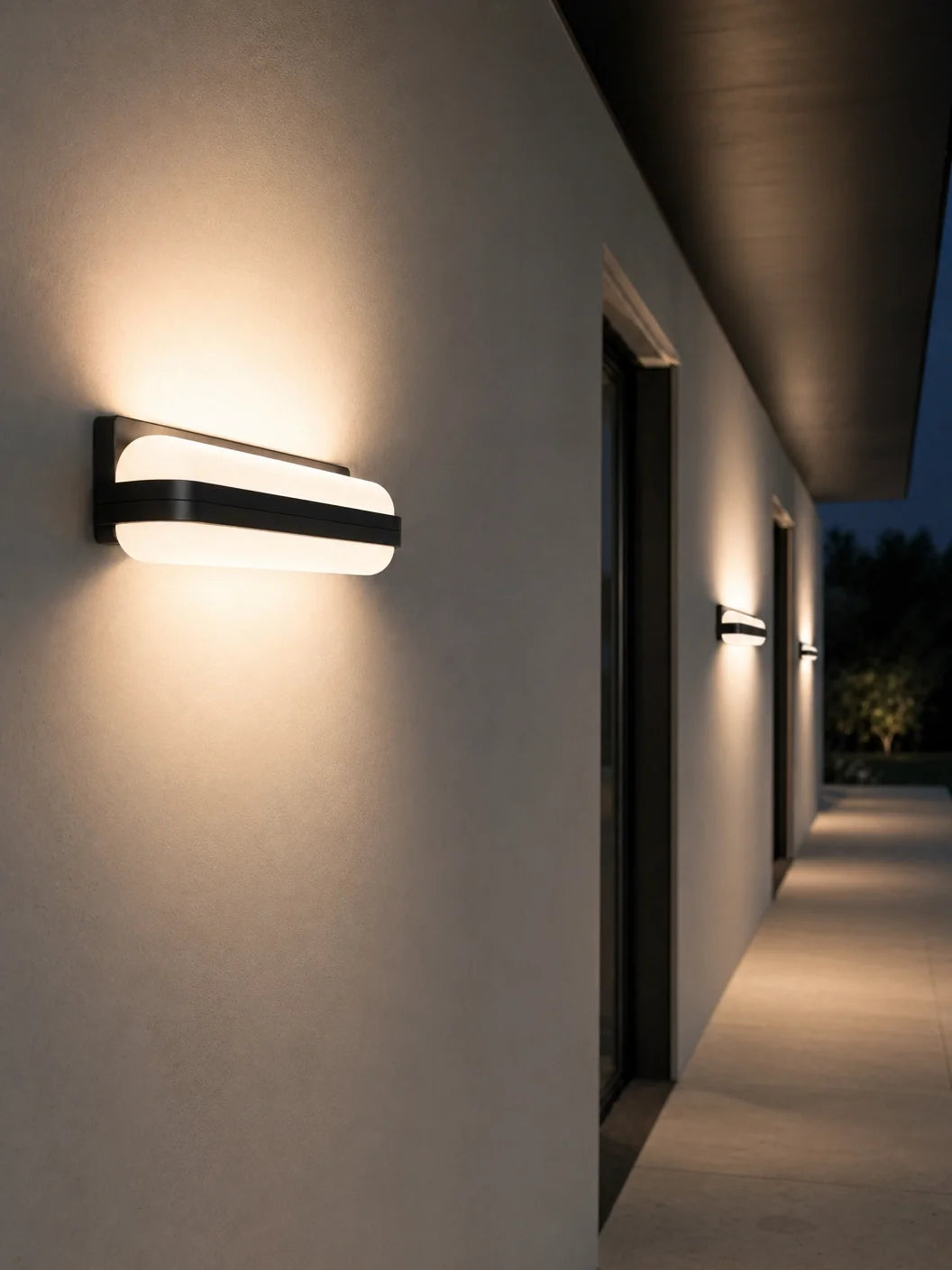 Kensley Up & Down Beam Outdoor Wall Light for Porch – IP65