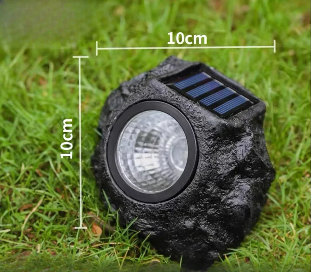 Neroli Simulated Stone Solar Garden Light for Pond or Lawn – detail view 7