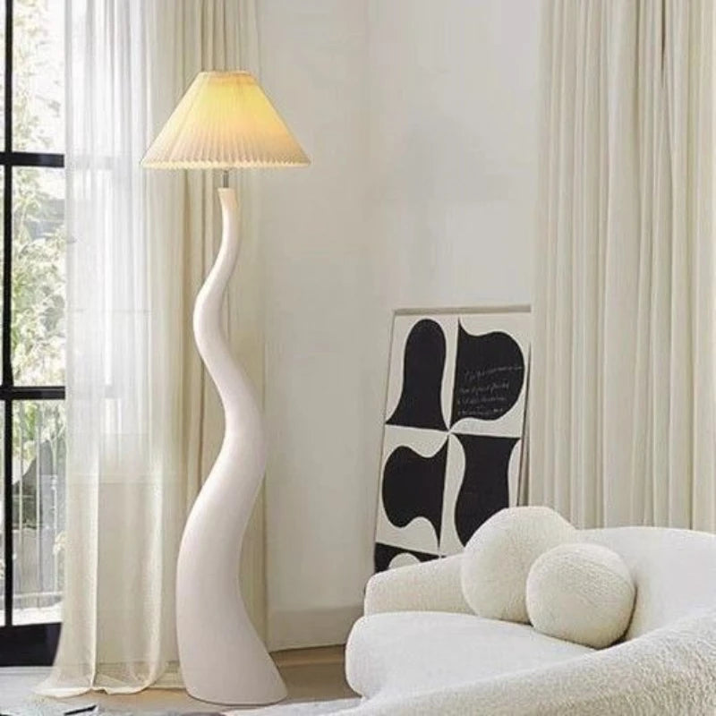 Kaia Ribbon Fabric Floor Lamp – Minimalist – product detail 3