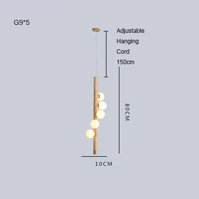 Delia Contour Glass Pendant Light – product view 7
