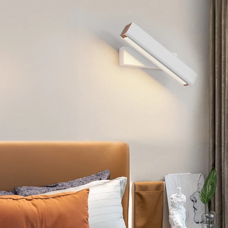Metal Wall Sconce – Modern LED for Bedroom & Bedside, Living Room | Aurelle Contour by Evenlyr