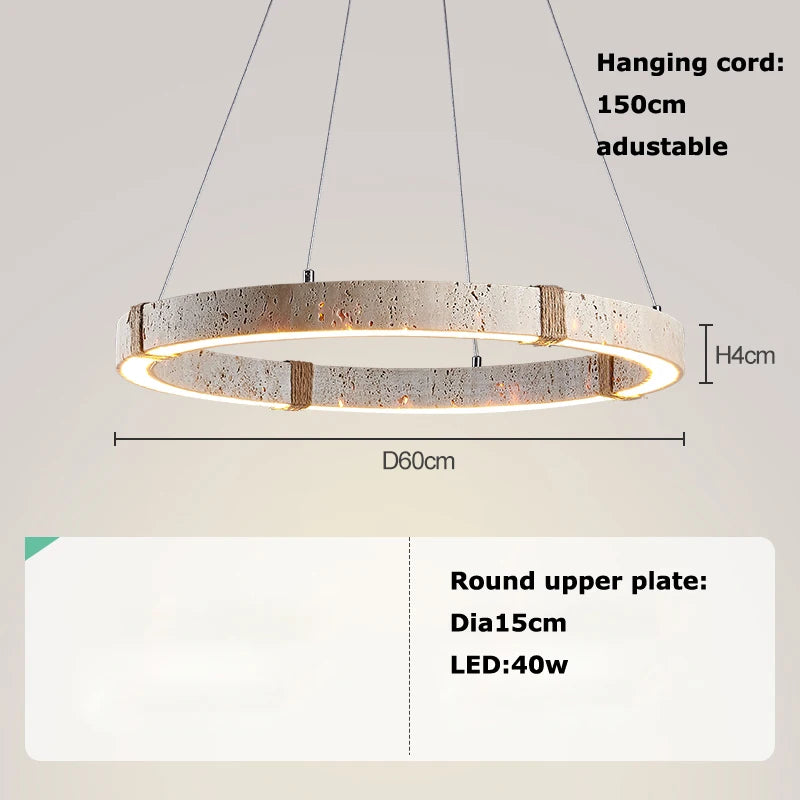 Arden Arc Wood Chandelier – Dimmable – product detail 7