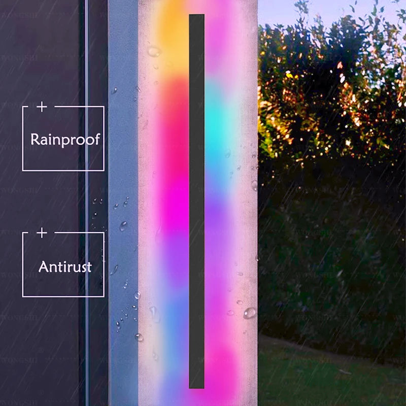 Ilaria RGB Outdoor Wall Light for Garden Wall – IP65 – detail view 2