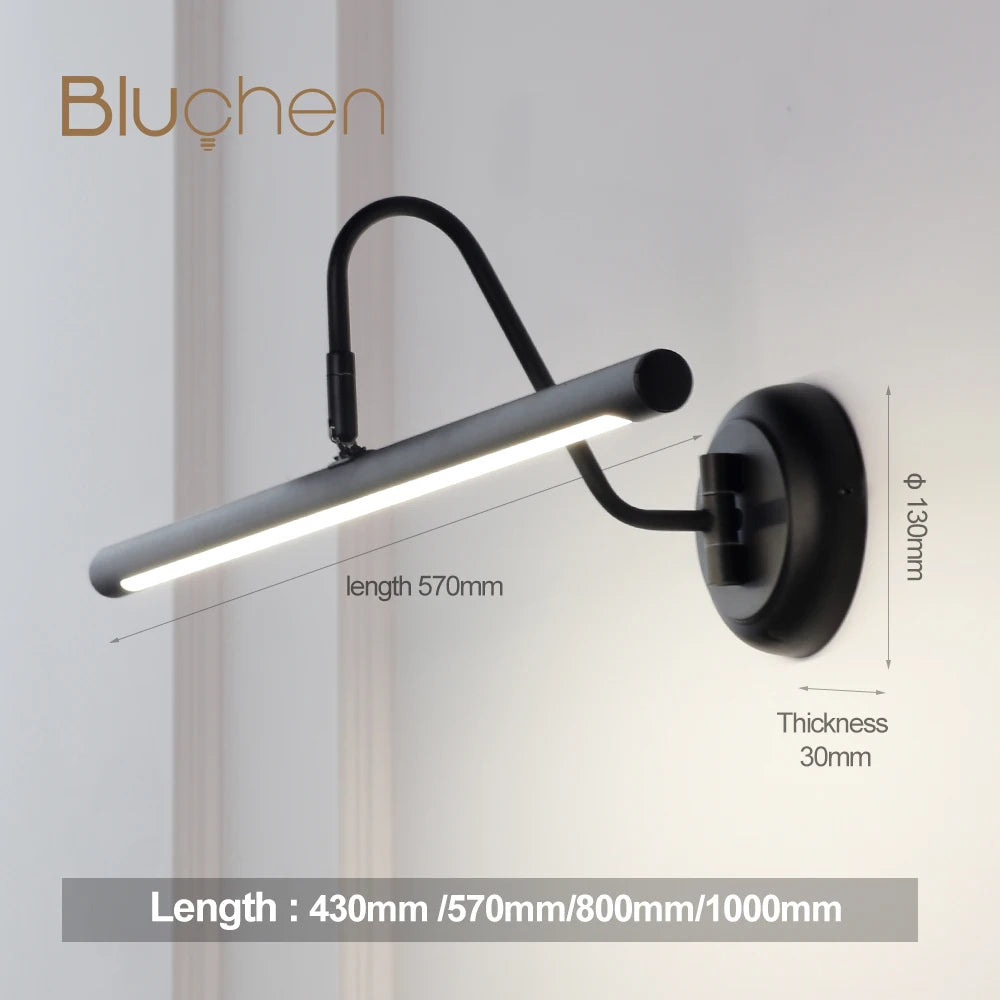 Tavian Halo Aluminum Vanity Light – product view 4