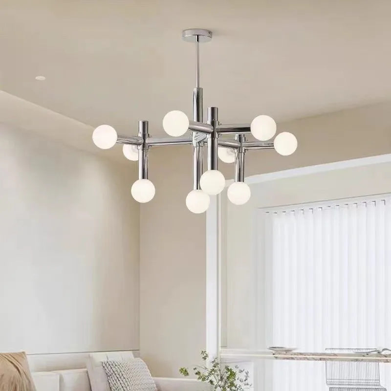Ivara Arc Globe Glass Pendant Light – product view 4