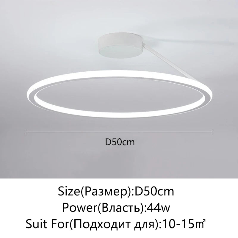 Caspian Round Modern Chandelier for Bedroom – Dimmable – detail view 8