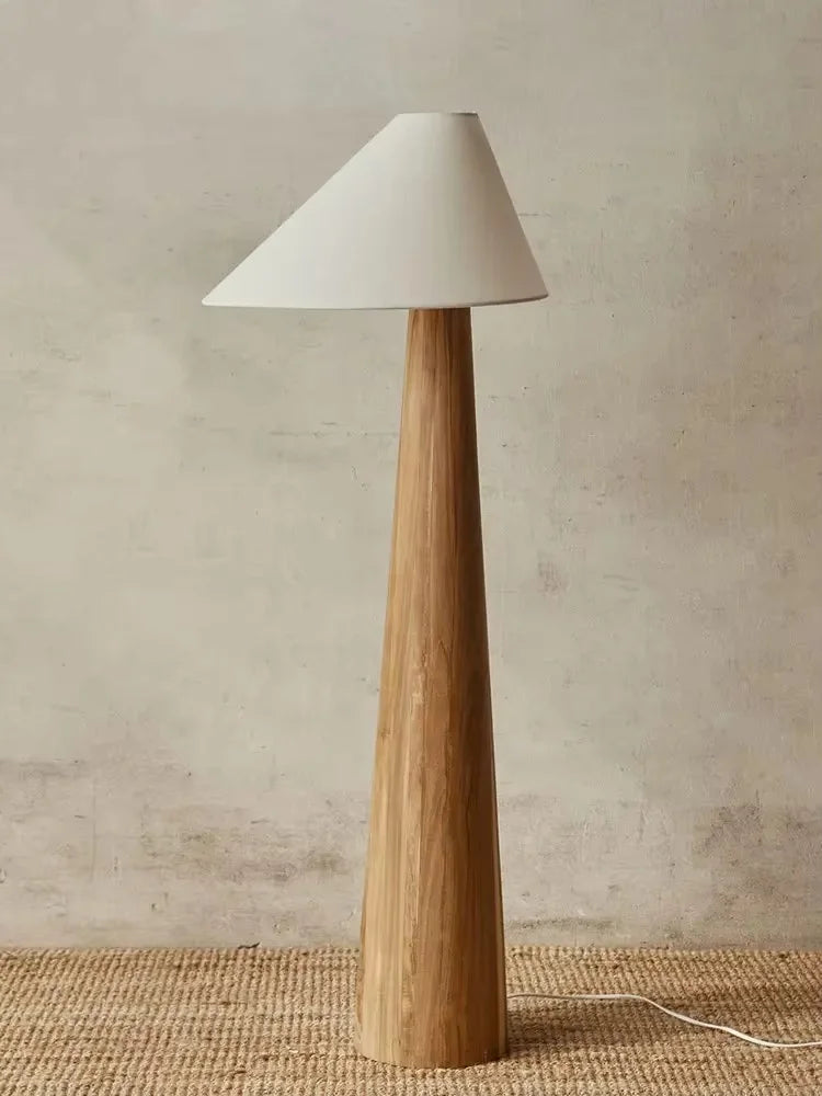 Selene Halo Wood Floor Lamp – product view 2