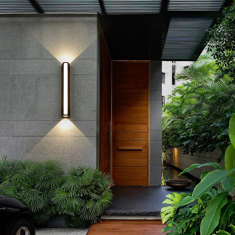 Quintara Aluminum Linear Outdoor Wall Light for Exterior Wall – IP65 – detail view 3