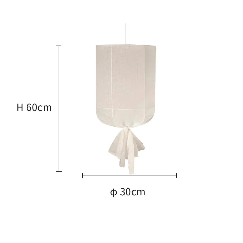 Fabric Chandelier – Wabi-Sabi Japanese for Dining Room & Kitchen, Restaurant & Café | Maris Frame by Evenlyr