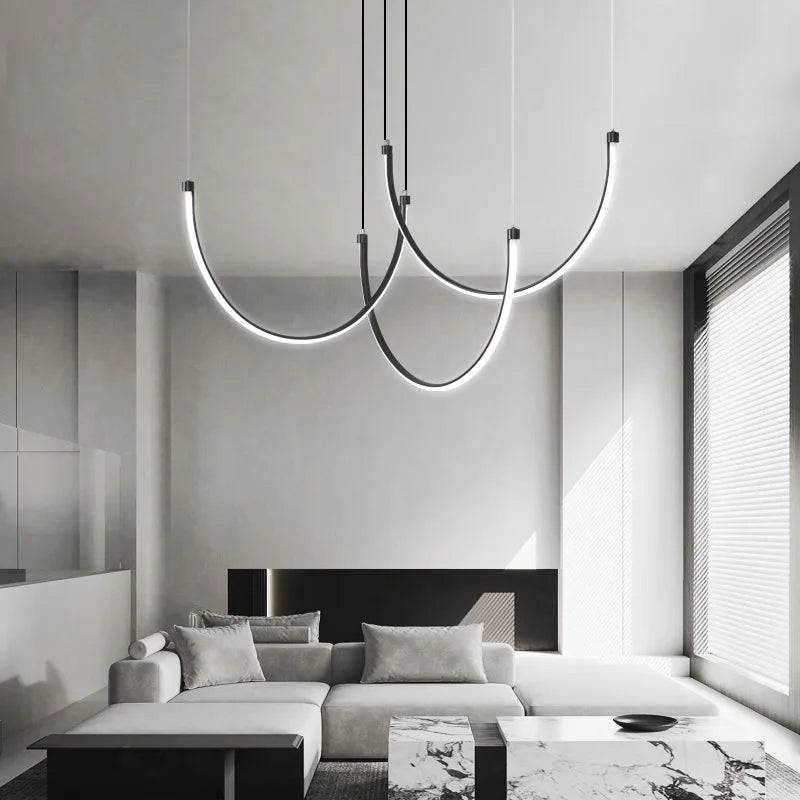 Dorian Arc Copper Pendant Light – Minimalist Copper Pendant Lights