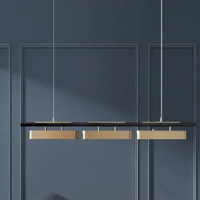 Isolde Arc Linear Metal Pendant Light – product view 5