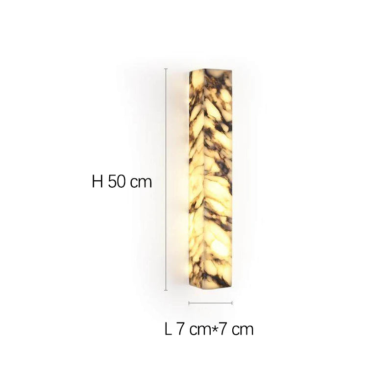 Oriana Veil Dimmable Marble Wall Sconce – product view 8