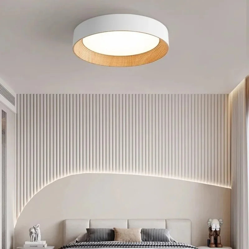 Wood Chandelier – Nordic Modern for Dining Room, Living Room, Foyer | Vivienne Halo by Evenlyr