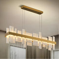 Alabaster & Marble Chandelier – Modern Minimalist Dimmable LED for Dining Room, Living Room, Kitchen Island | Elowen Line by Evenlyr