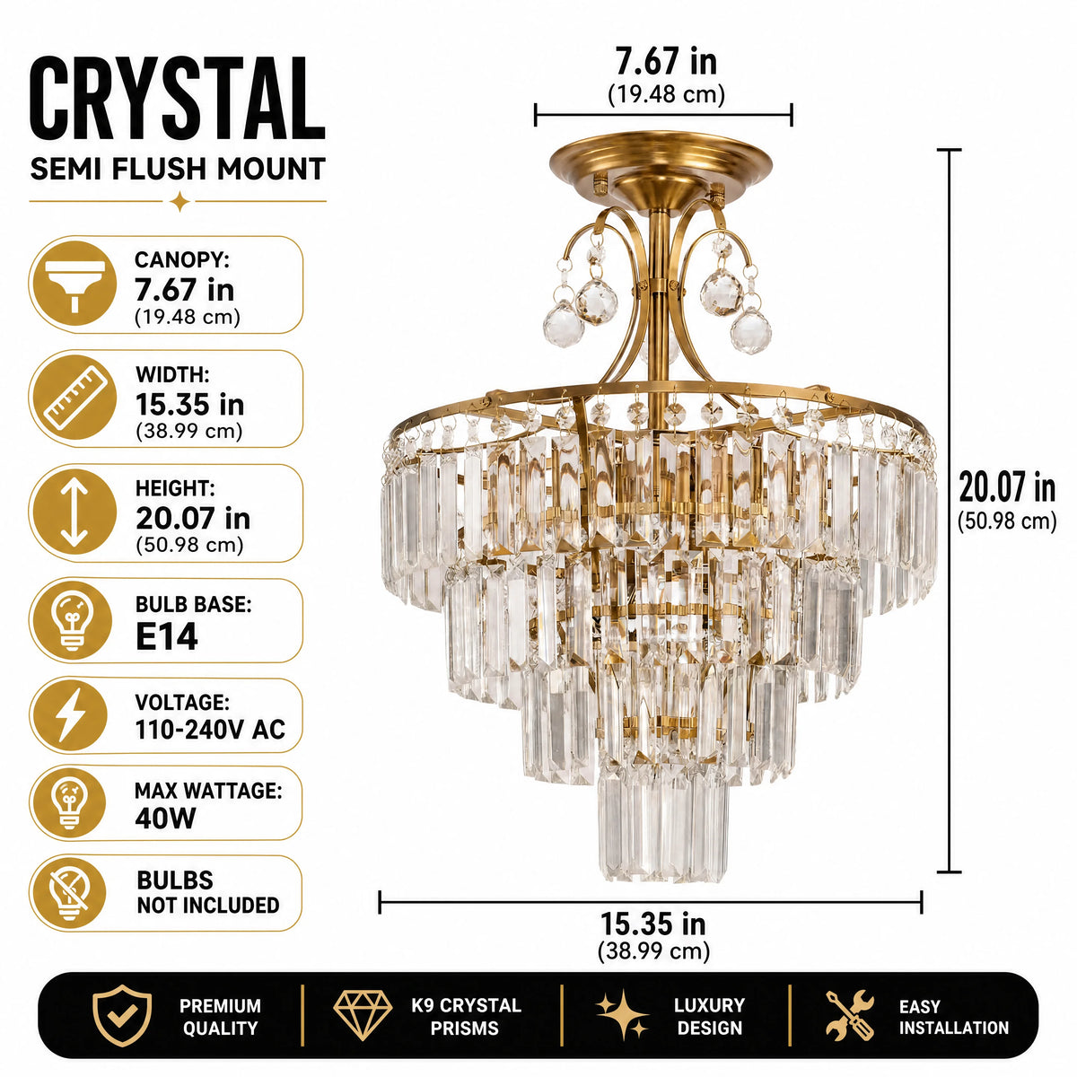 Juniper Round Flush Mount Ceiling Light for Bedroom – Dimmable – detail view 7