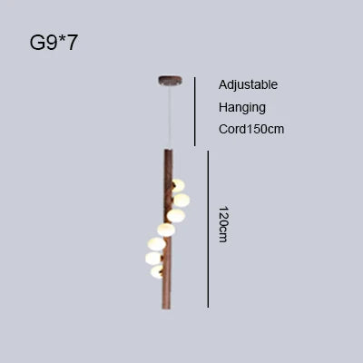 Onda Axis Wood Pendant Light – Dimmable – product detail 10
