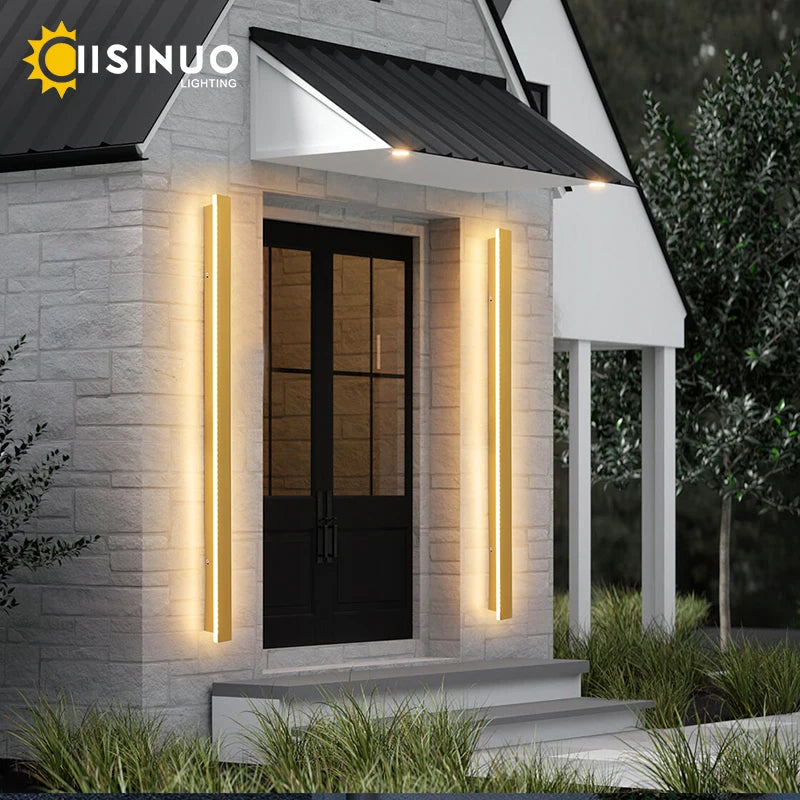 Kensley Linear Motion Sensor Outdoor Wall Light for Villa Exterior – IP65 – product view